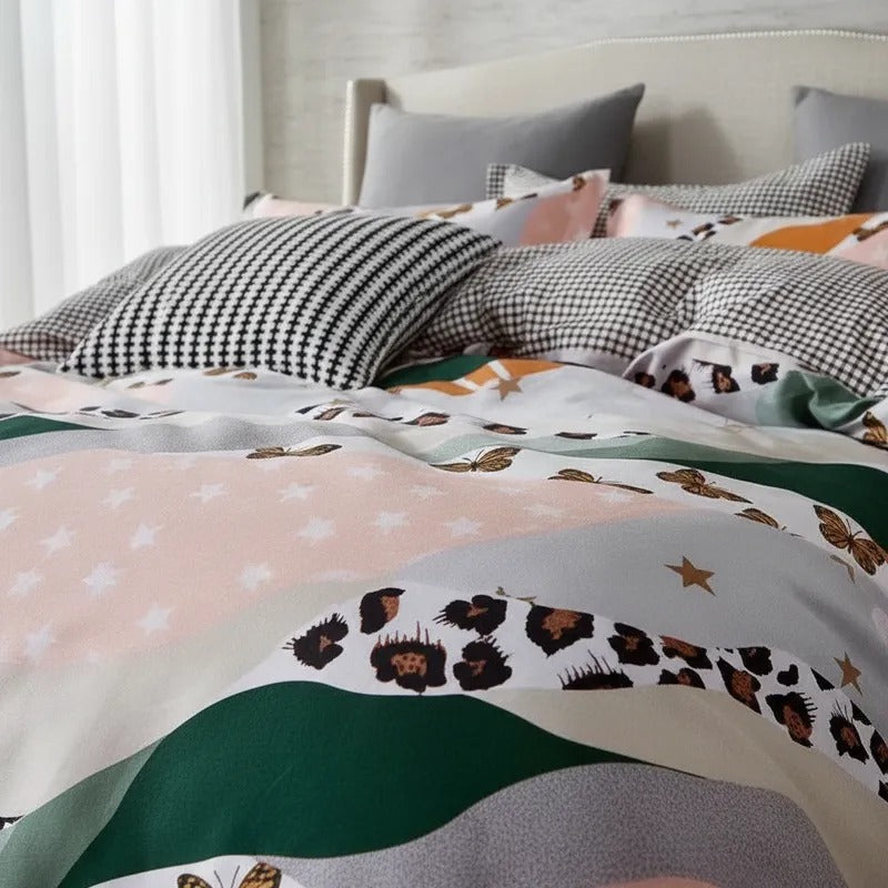 60% descuento, Juegos  de sábanas estampadas  2 plazas