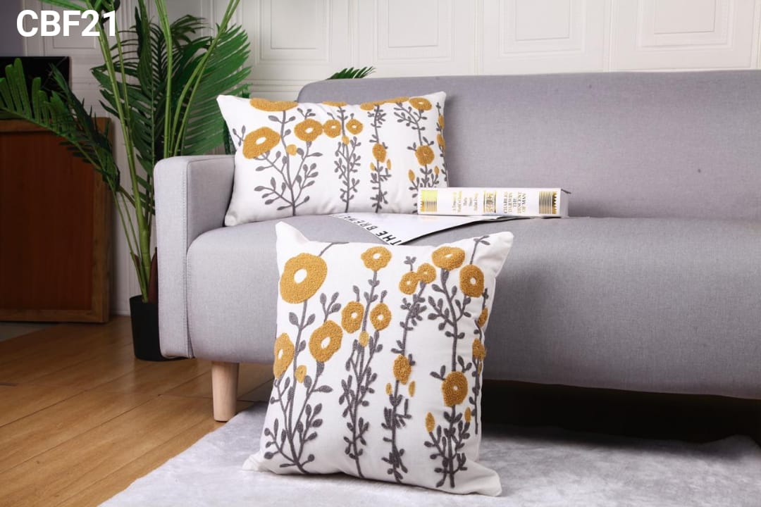 Fundas de cojines  bordadas