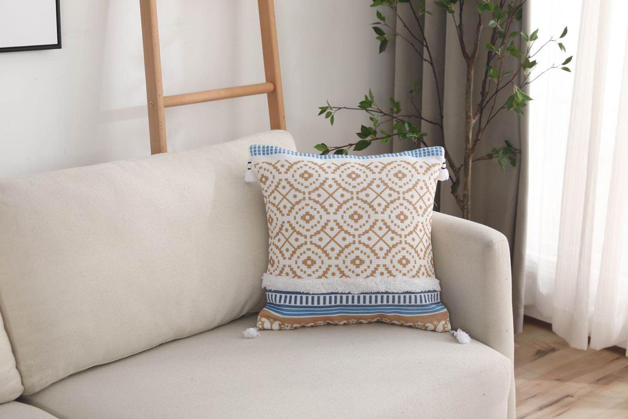 Fundas de cojines Kilim Con Borlas