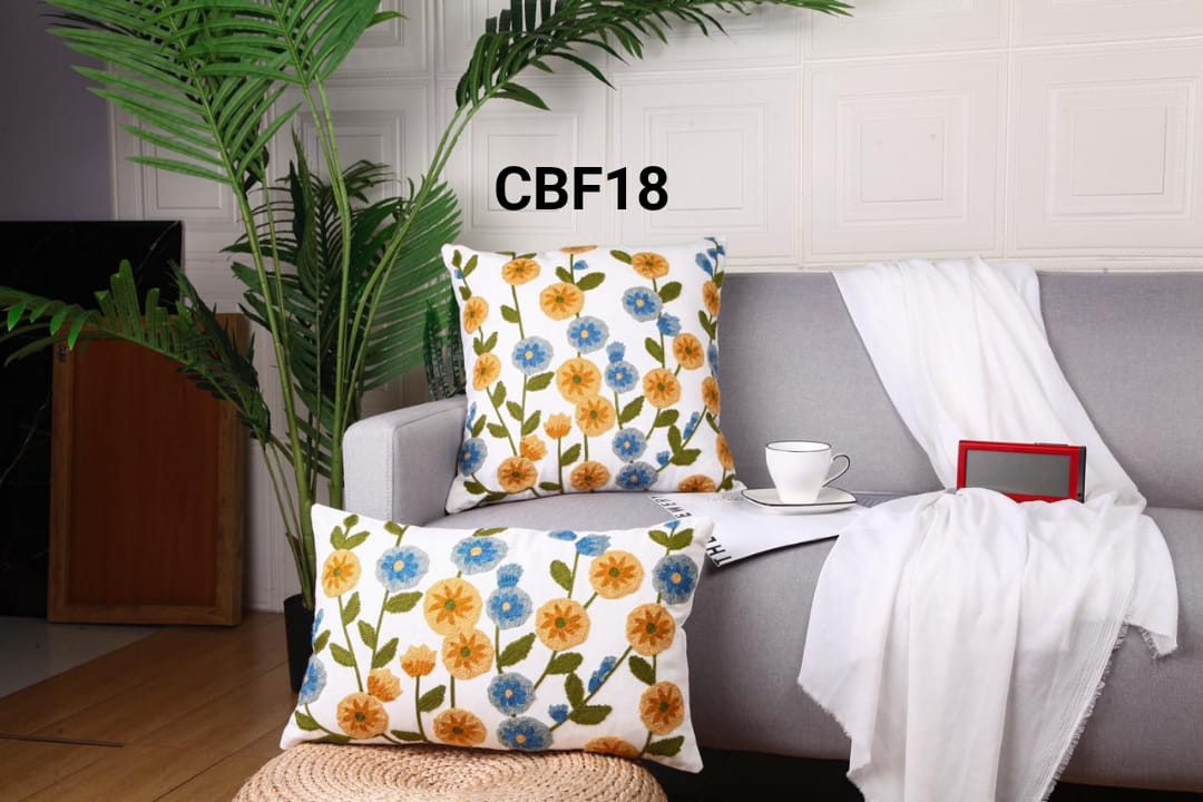 Fundas de cojines  bordadas