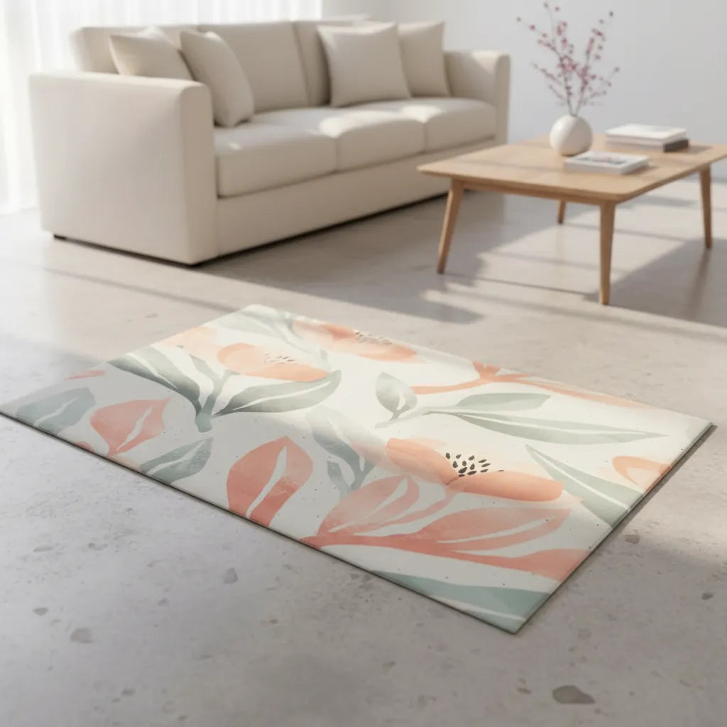 Alfombra Vinílica Decorativa 40×60 Cm - Bloom Soft