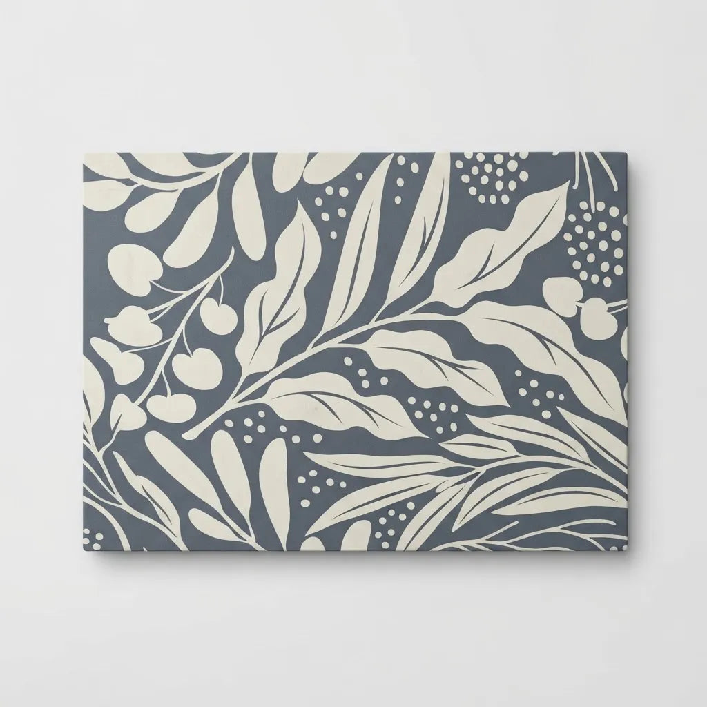 Alfombra Vinílica Decorativa 40×60 Cm - Nordic Leaves