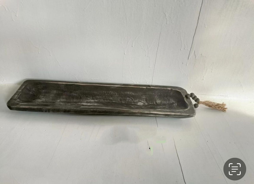 Bandeja decorativa rectangular