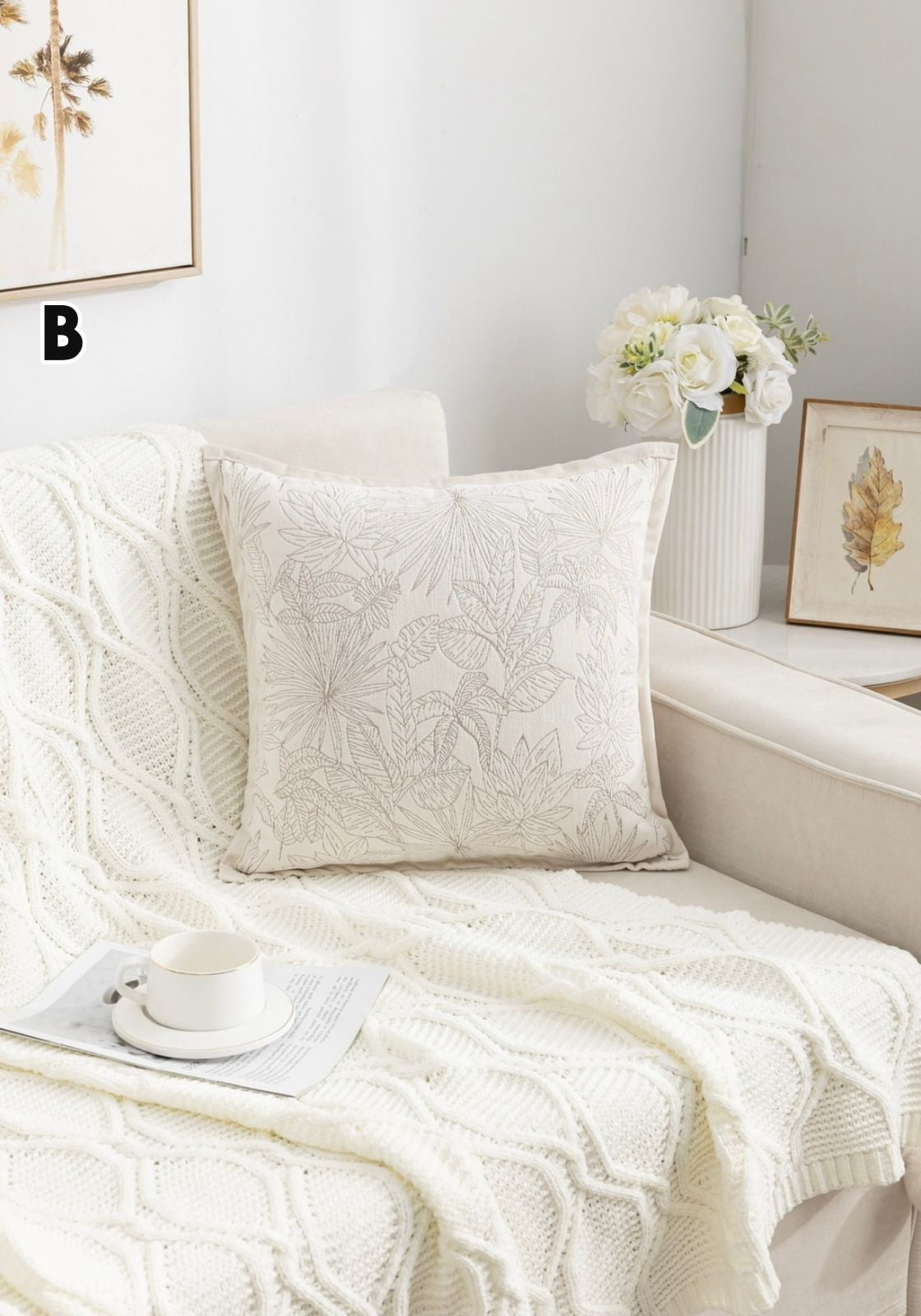 Fundas de cojines chenille