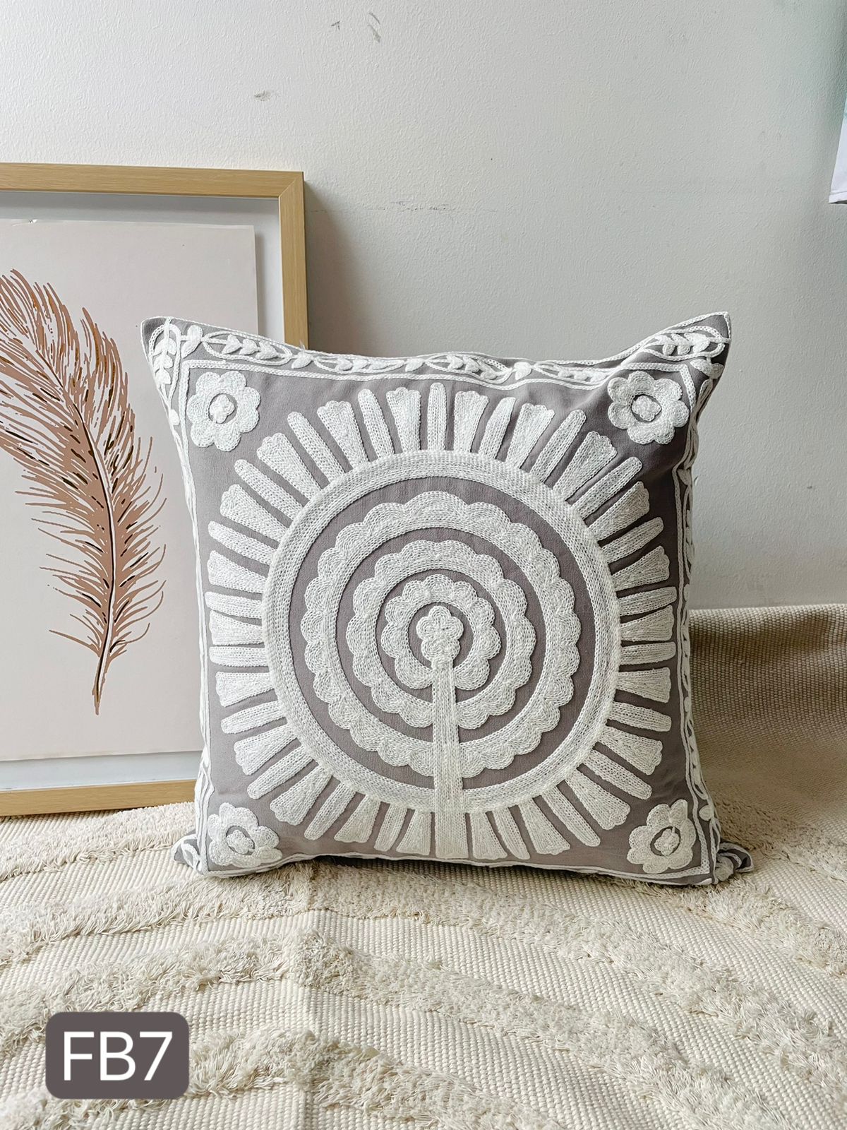 Fundas de cojines bordadas