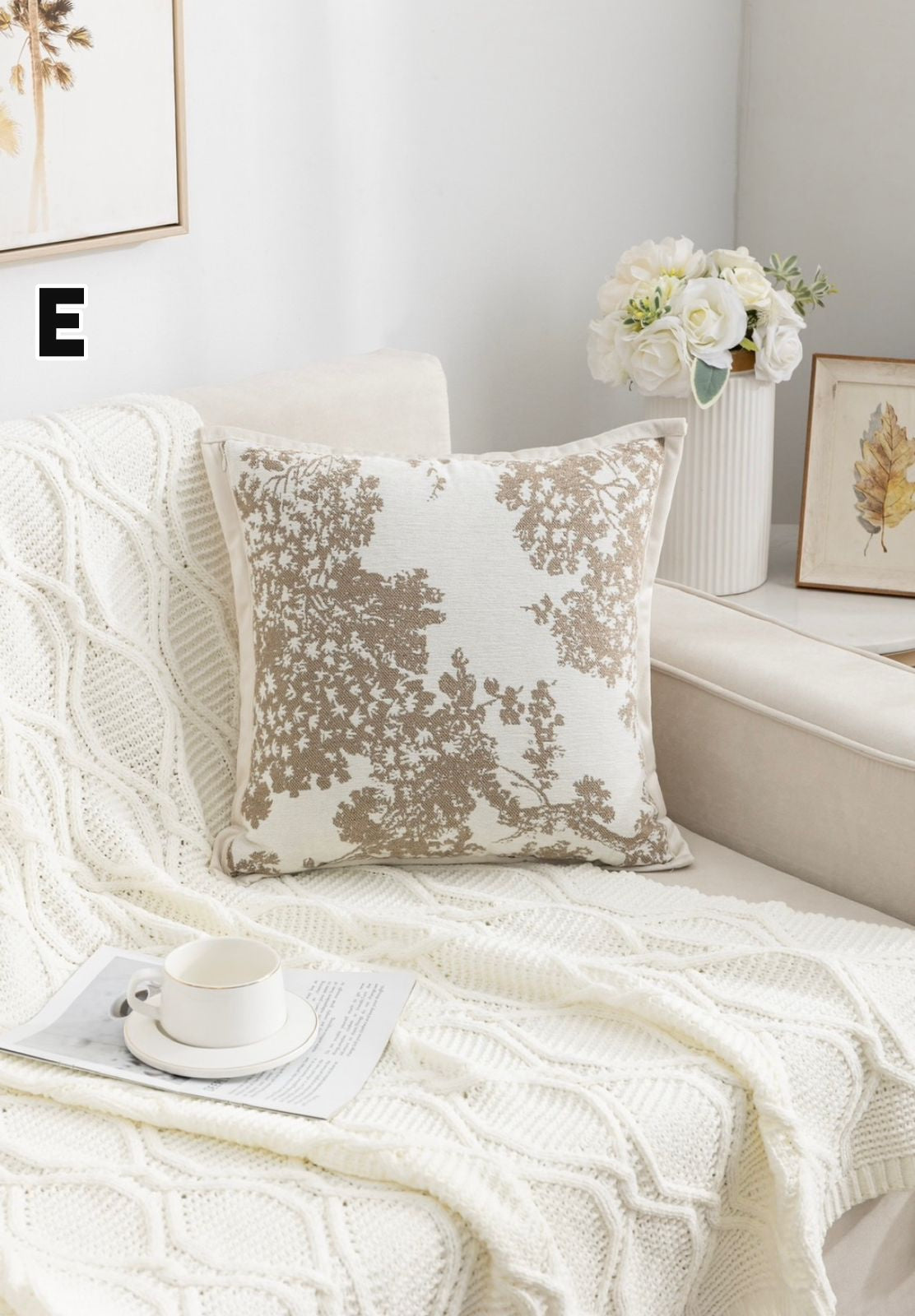 Fundas de cojines chenille