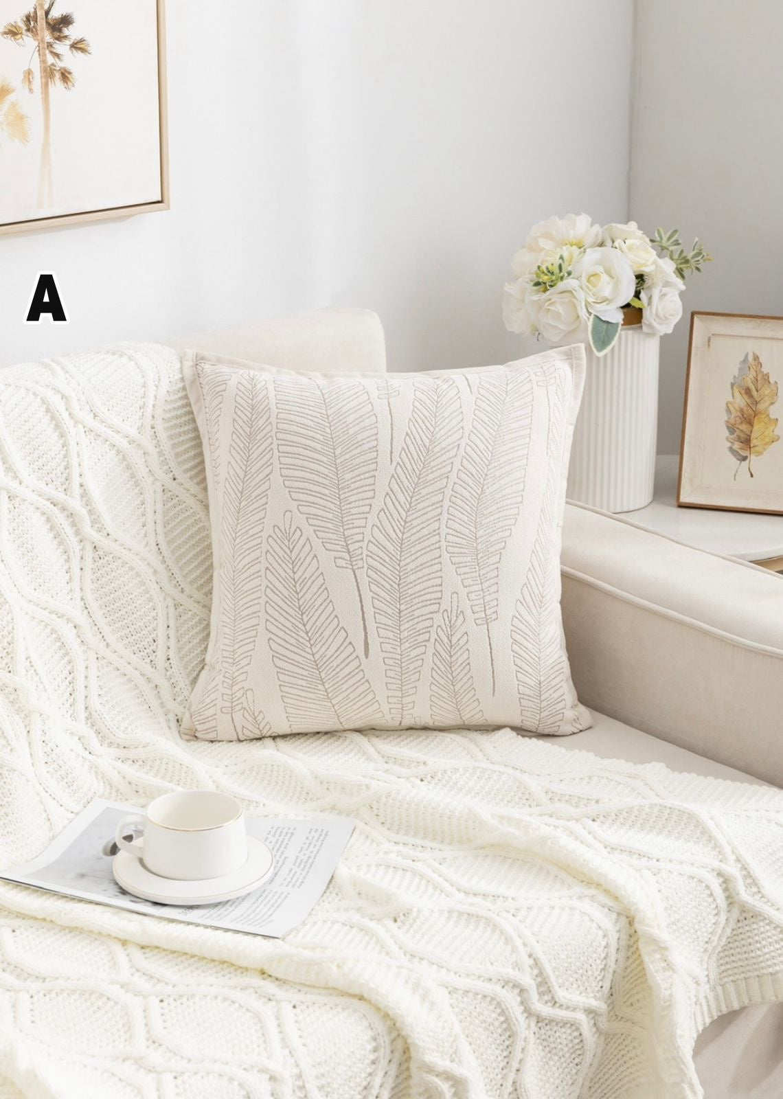 Fundas de cojines chenille