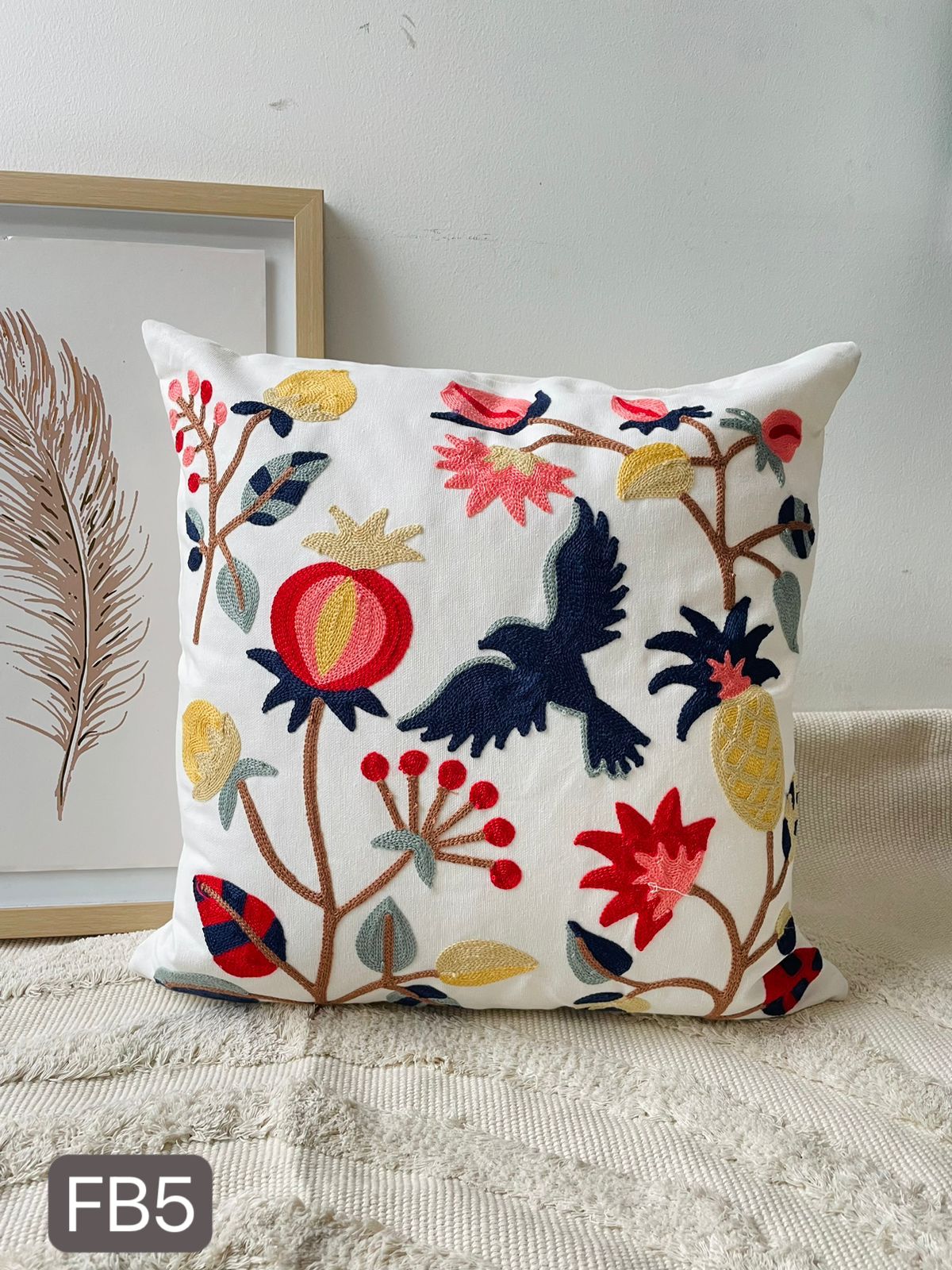 Fundas de cojines bordadas