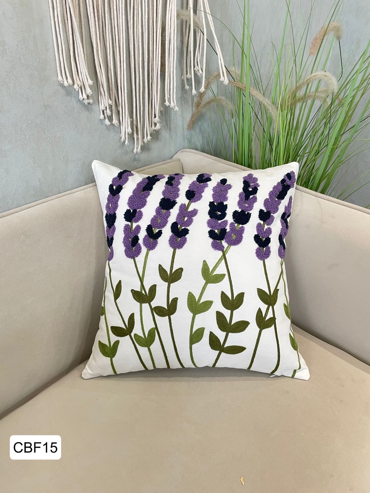 Fundas de cojines  bordadas