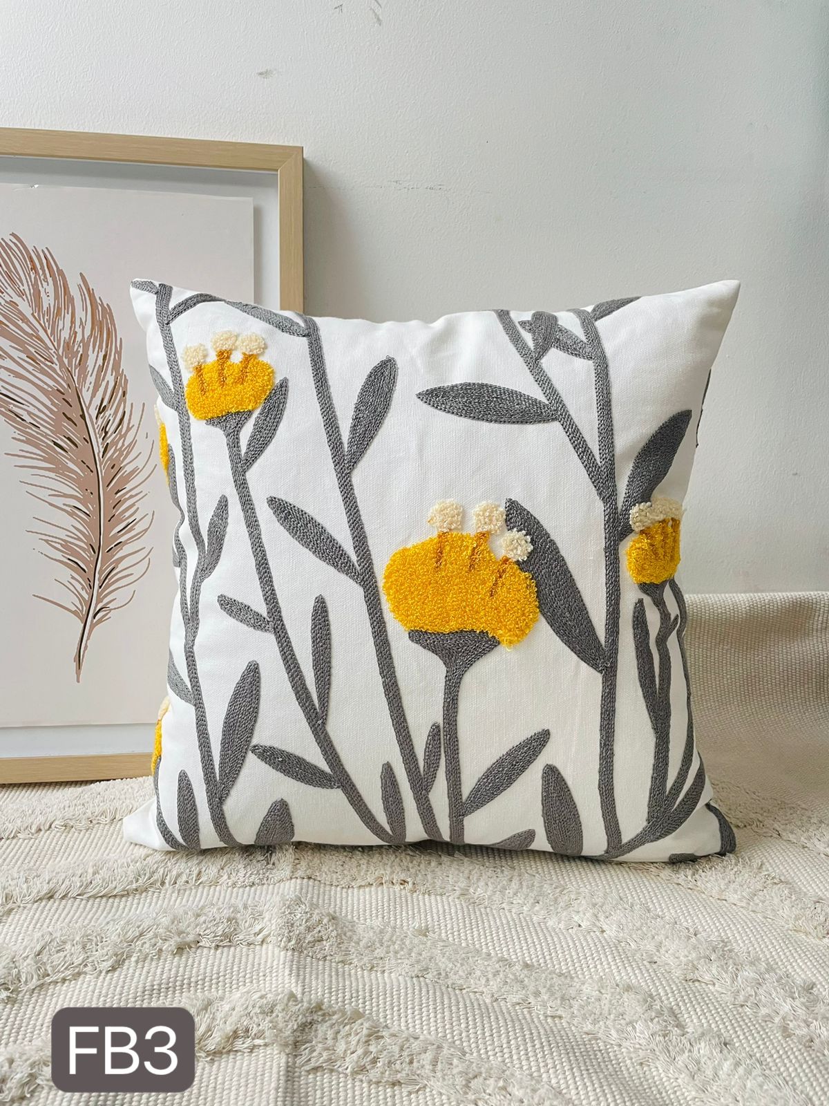 Fundas de cojines bordadas