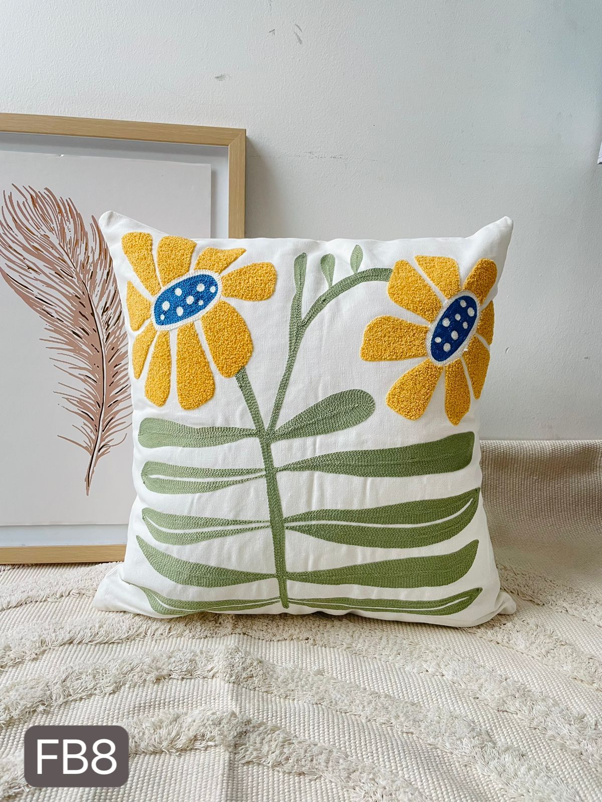 Fundas de cojines bordadas