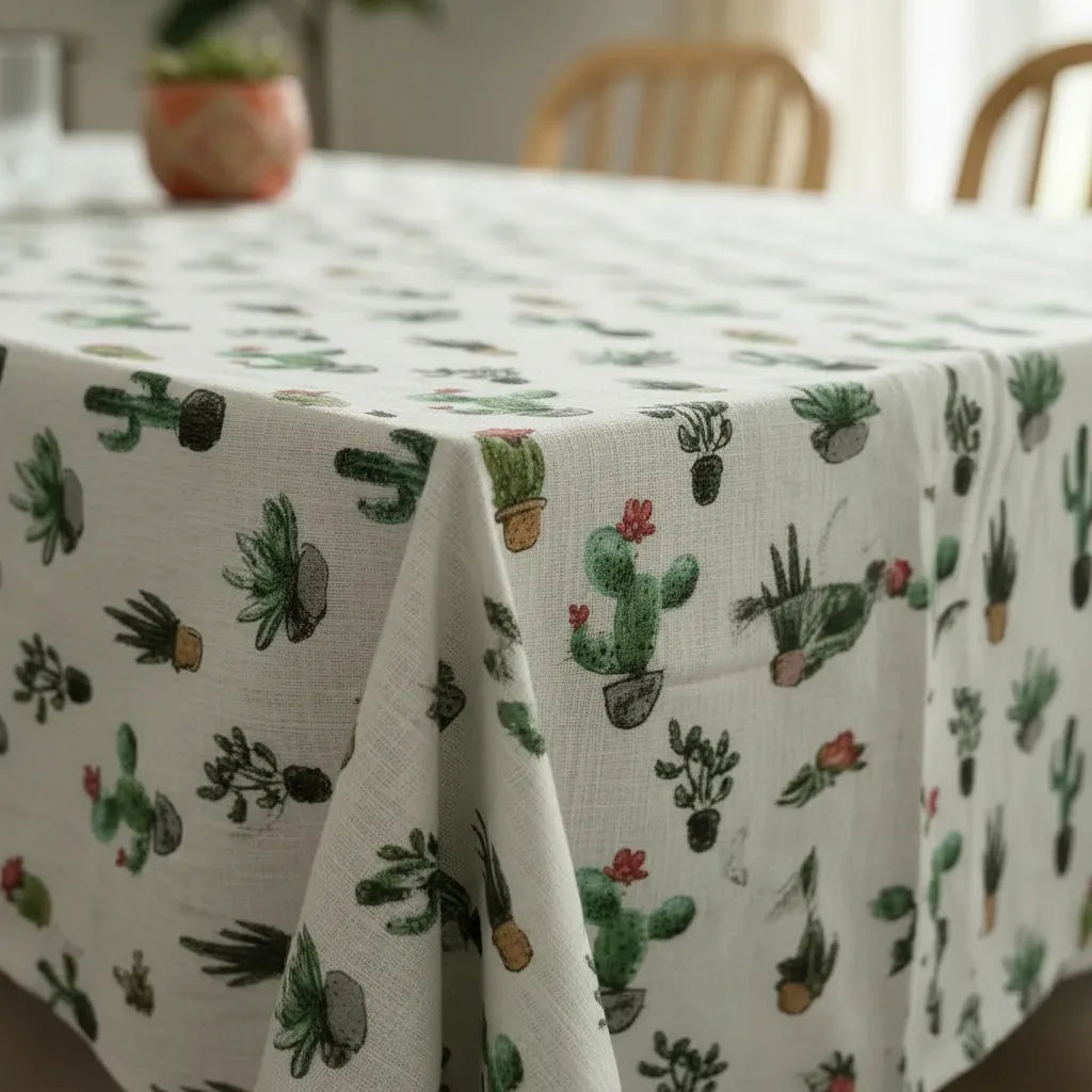 Mantel  · Mesa 6 Puestos · Cactus