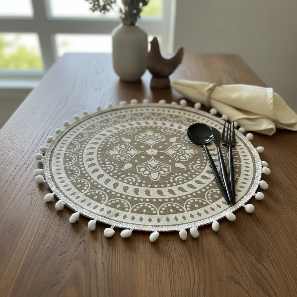 Individuales Redondos repelentes, M01