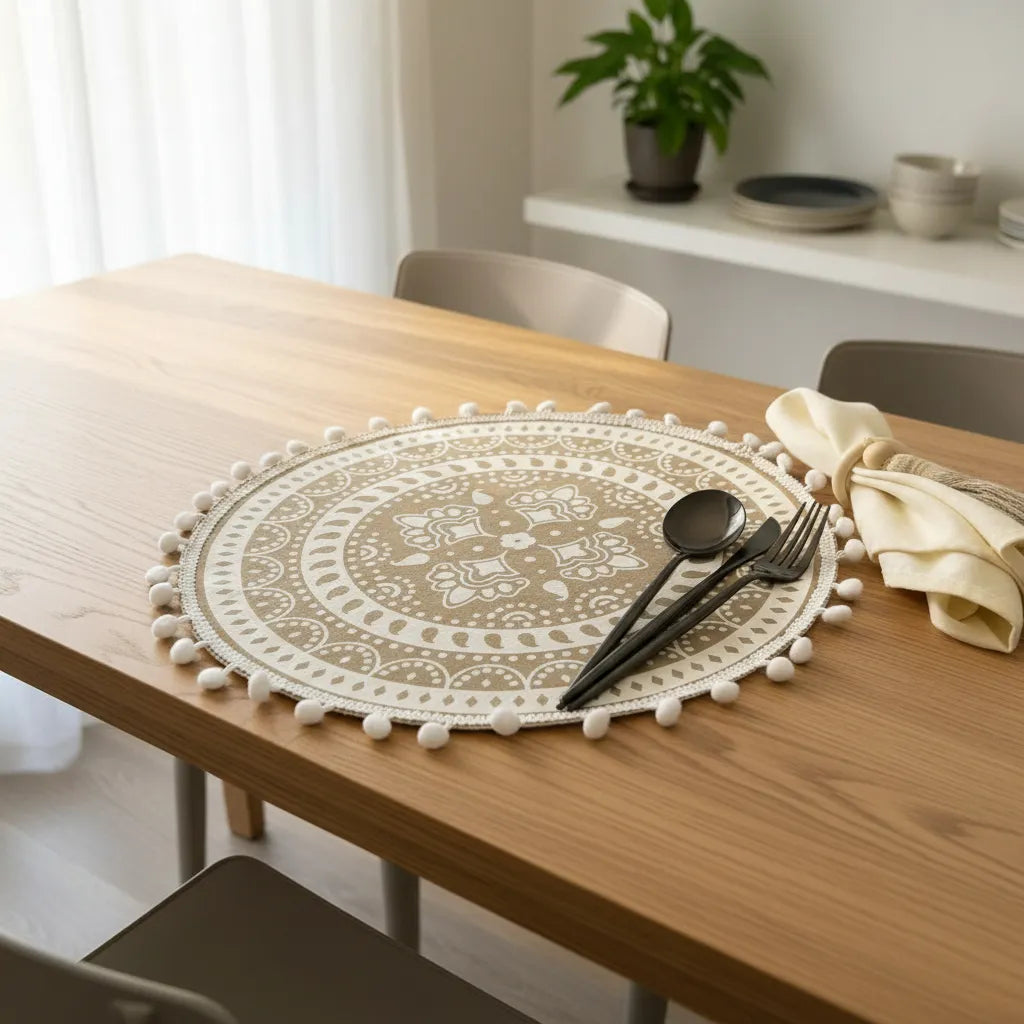 Individuales Redondos repelentes, M01