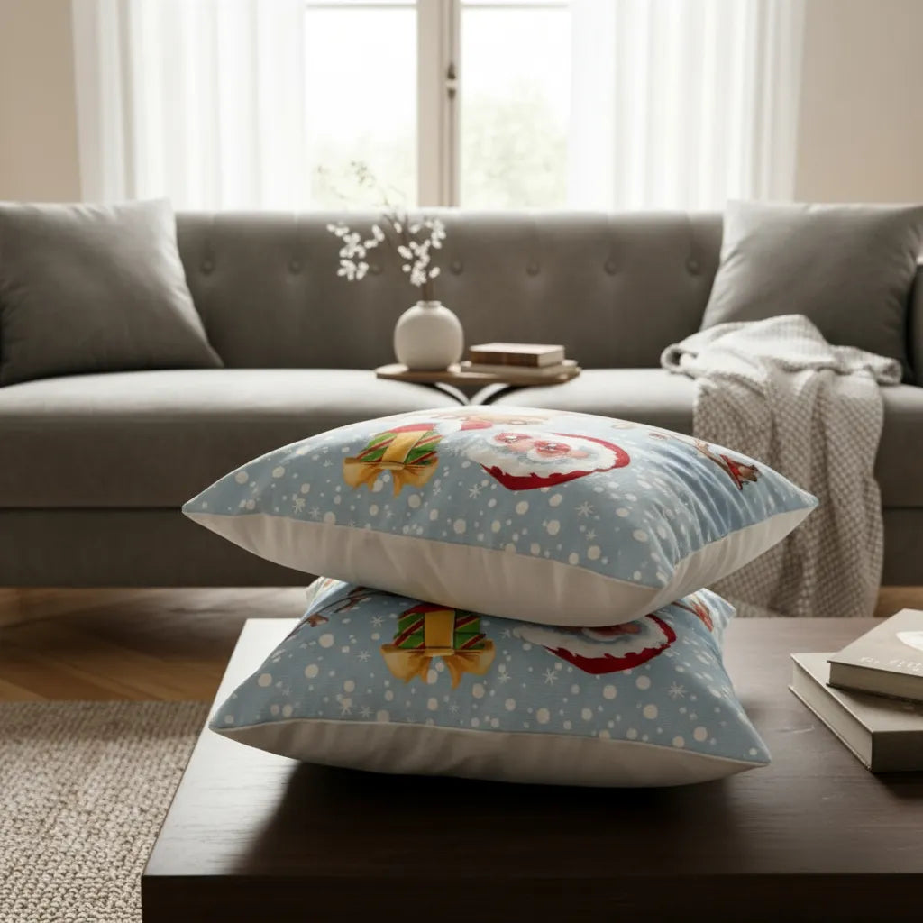 Fundas de cojines diseño navideño, reno