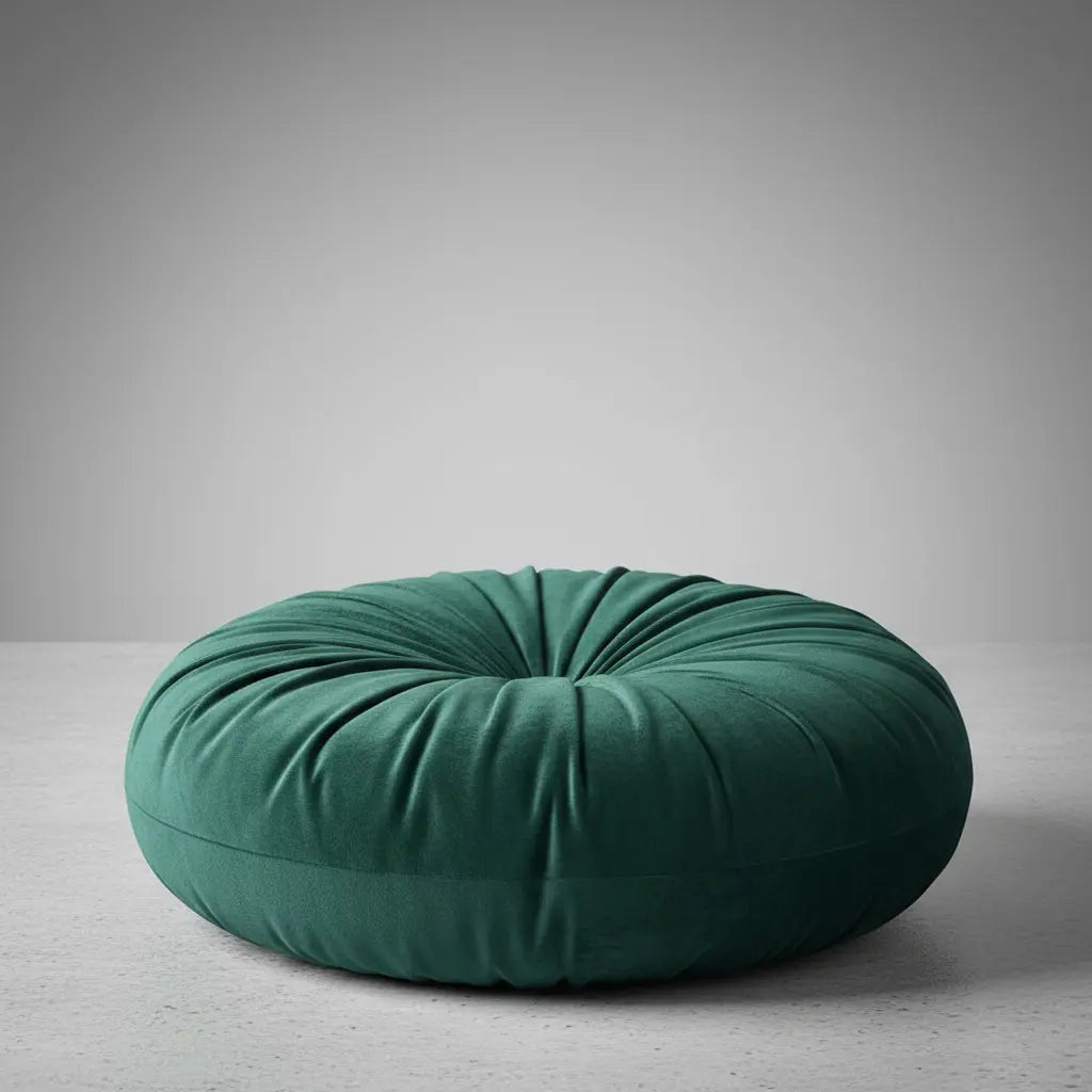 Cojin Redondo Velvet 44cm | verde