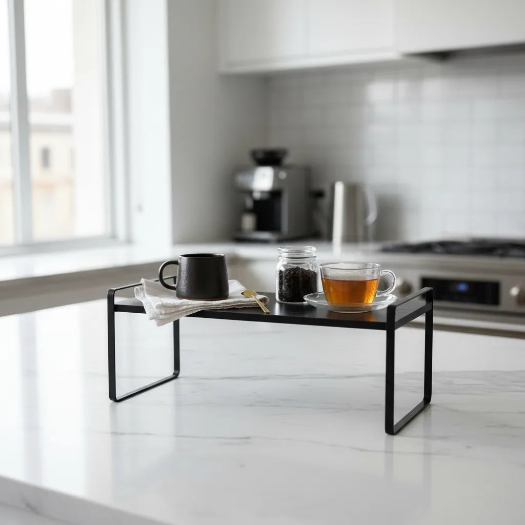 Repisa metalica y madera, un nivel