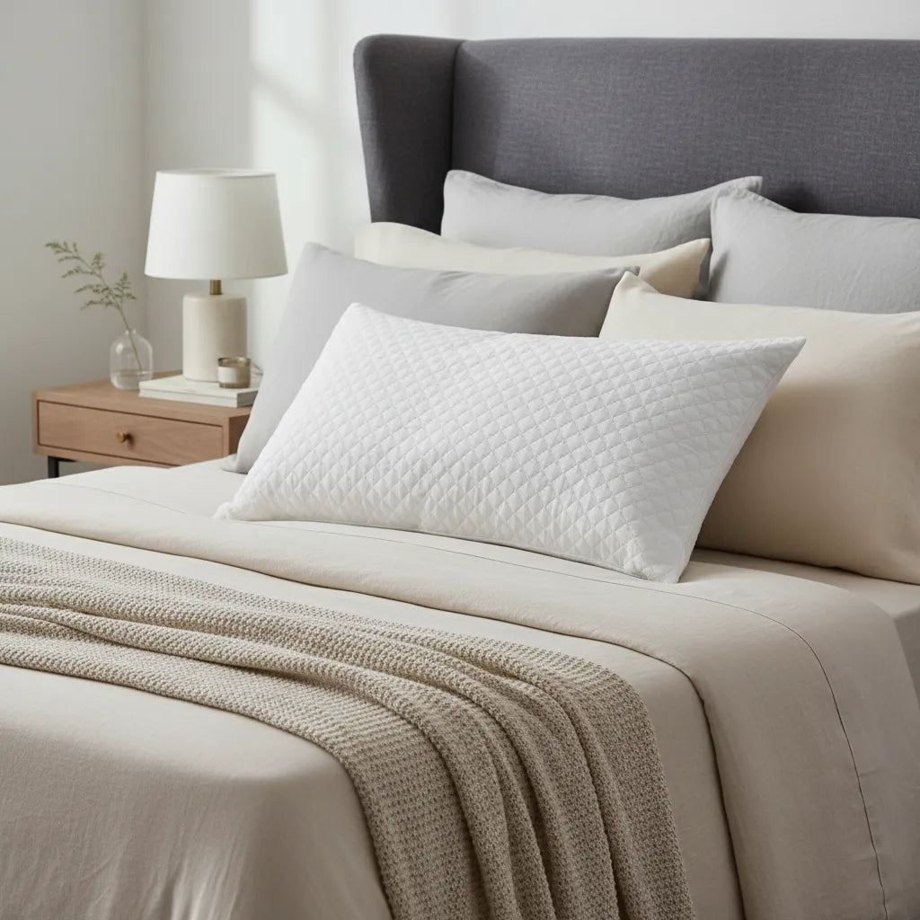 Almohada Alto Volumen Premium 50x70 cm | Fibra Siliconada 1.200 g
