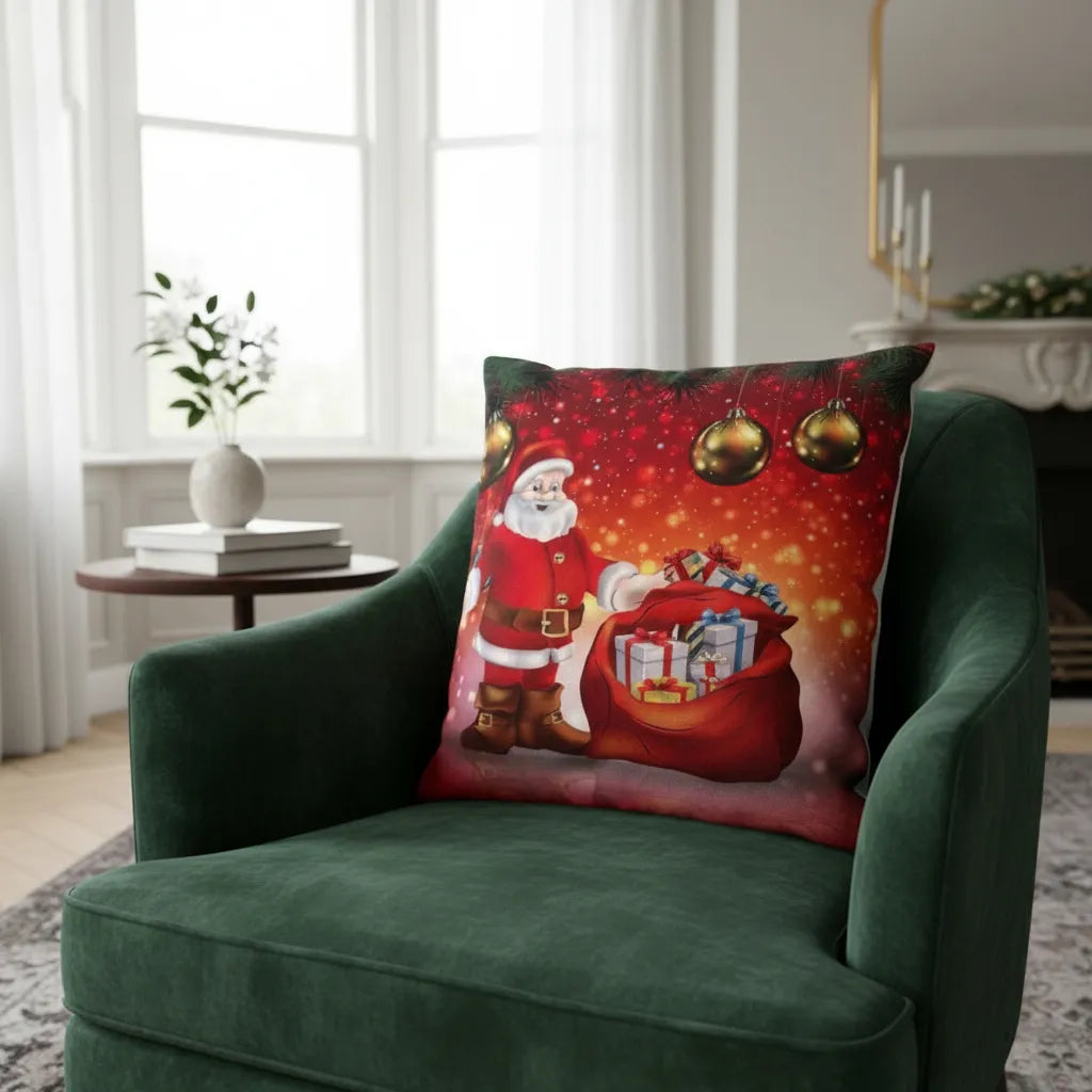 Fundas de cojines diseño navideño, viejopascuero