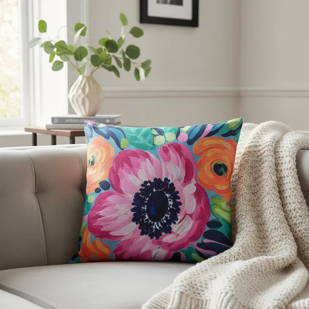 Fundas de cojines estampado,Primavera Viva.