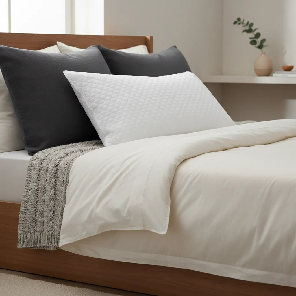 Almohada Alto Volumen Premium 50x70 cm | Fibra Siliconada 1.200 g