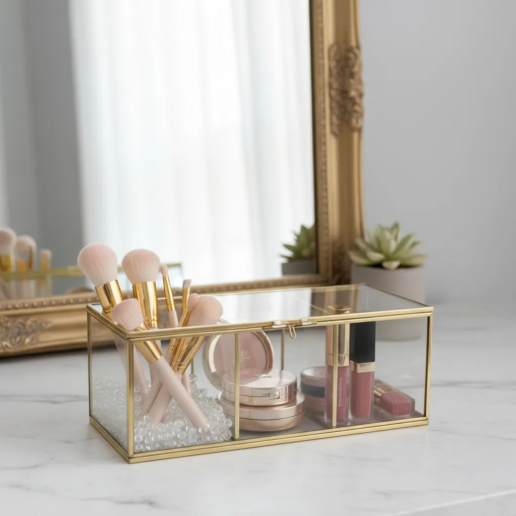 Organizador De Maquillaje, 3 Compartimentos