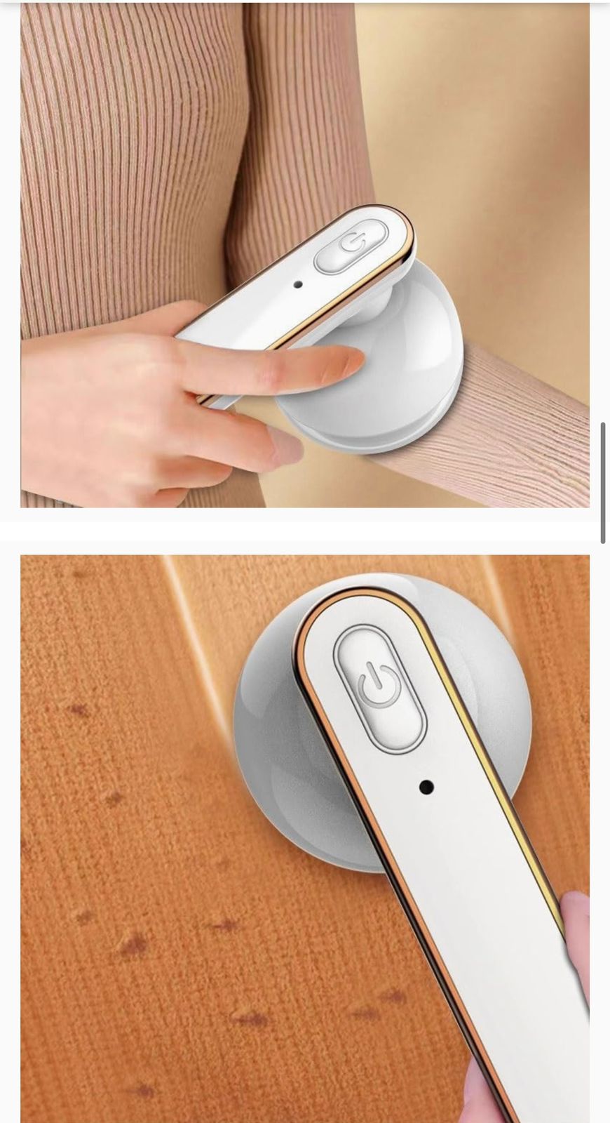 Removedor de pelusa eléctrico portátil