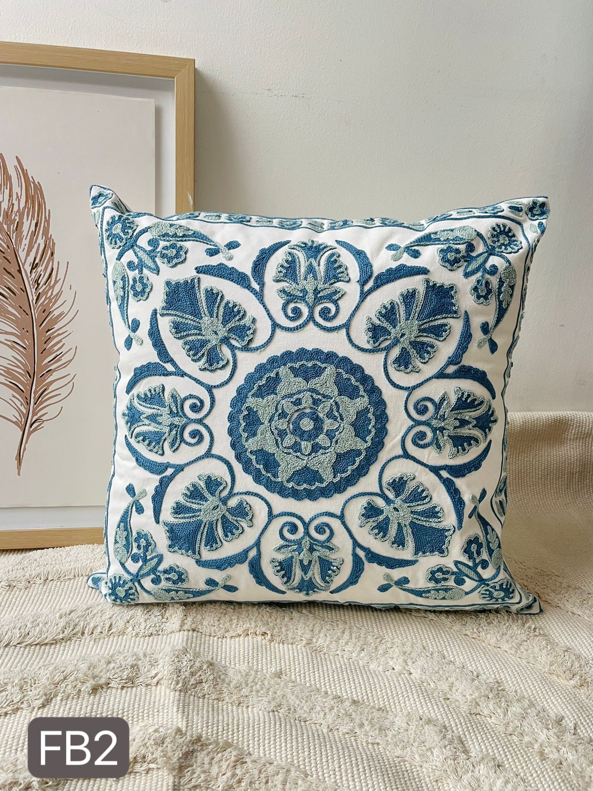 Fundas de cojines bordadas