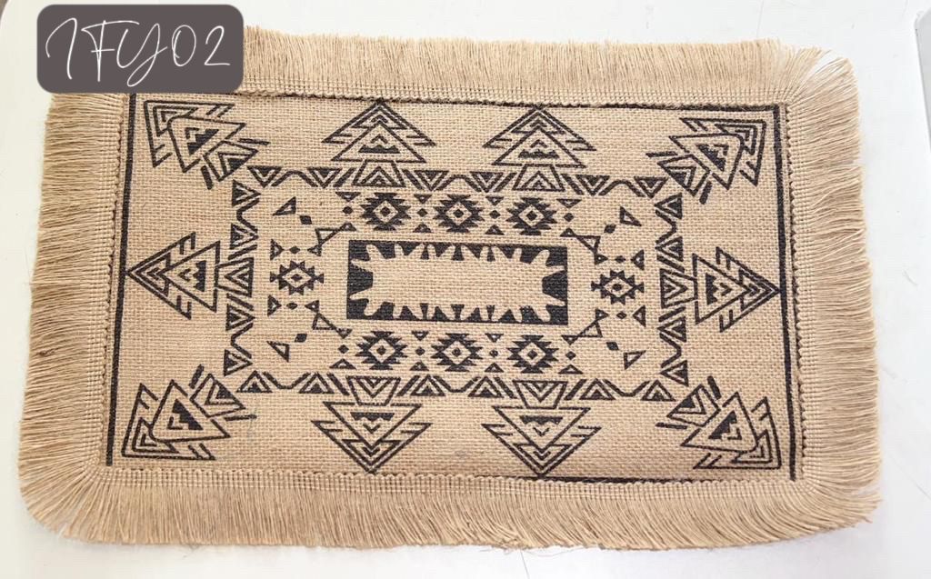 Individual  con fibra  de yute