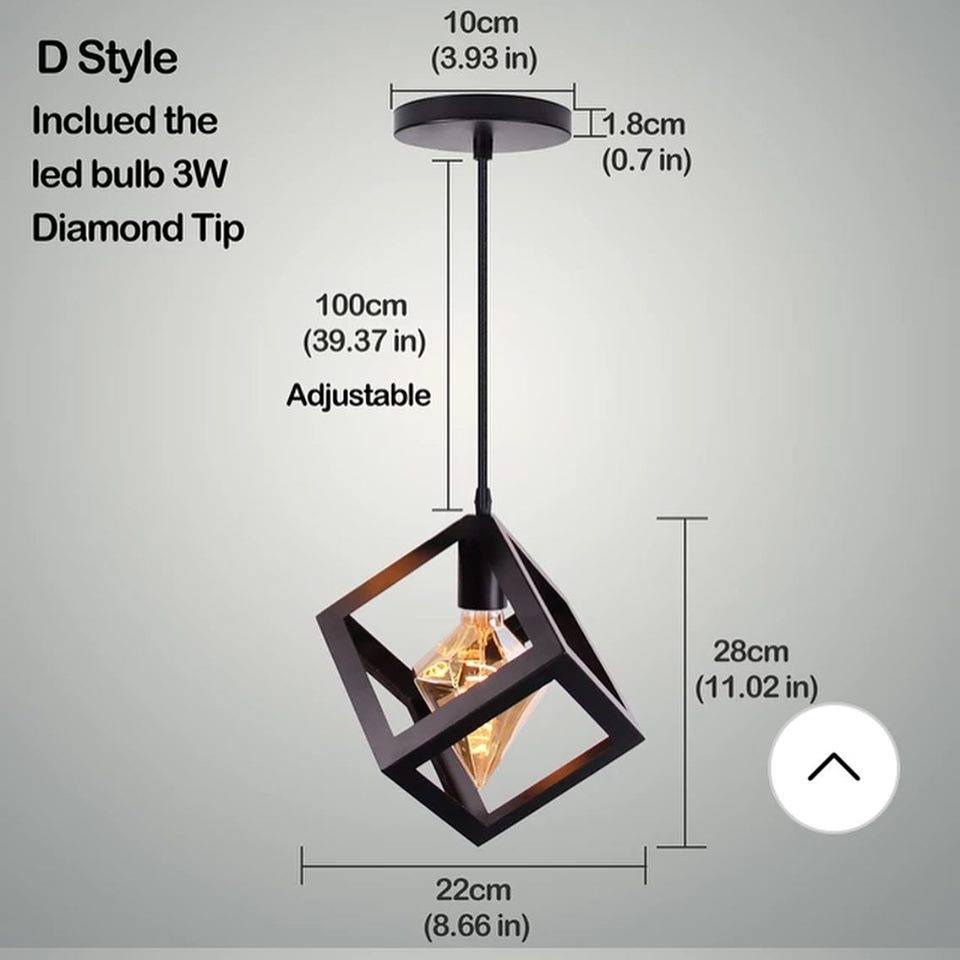 Lámparas Metálicas Geométricas