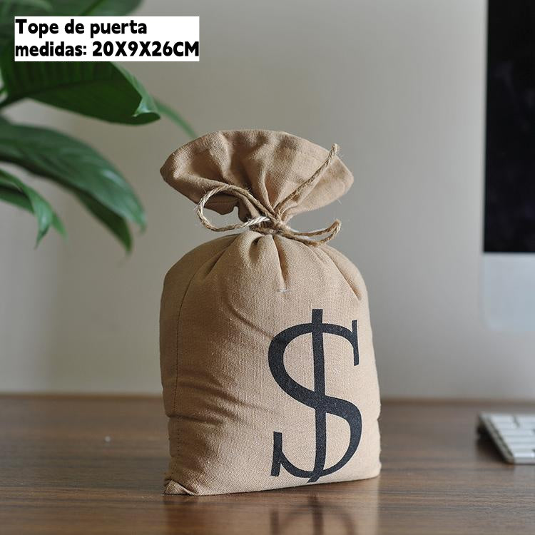 Tope de puerta decorativo, bolsa nuevo diseño.