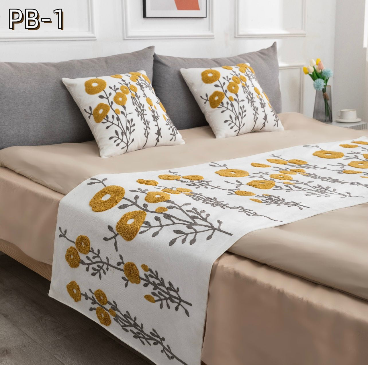 Set de pieceras bordadas