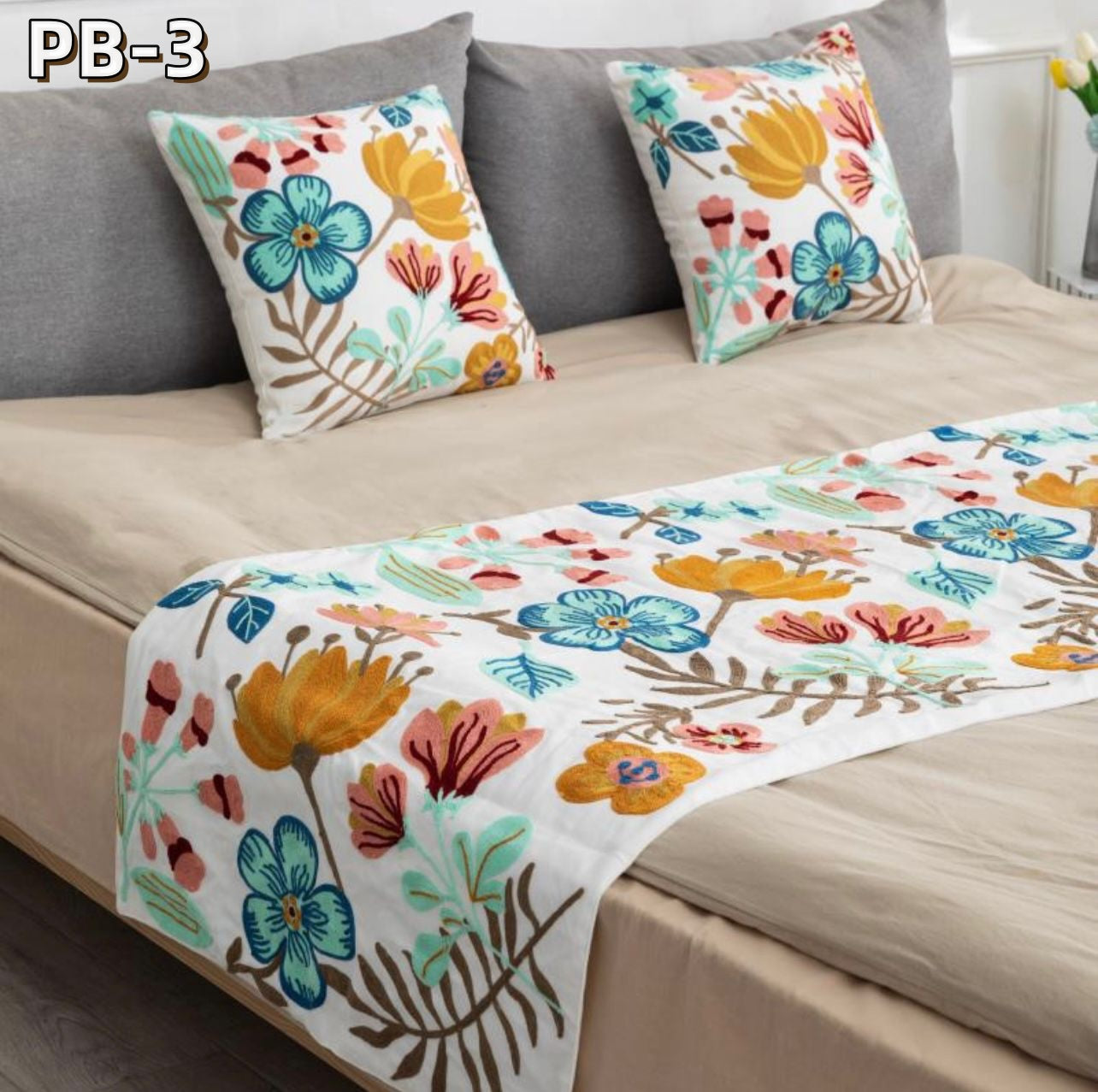 Set de pieceras bordadas