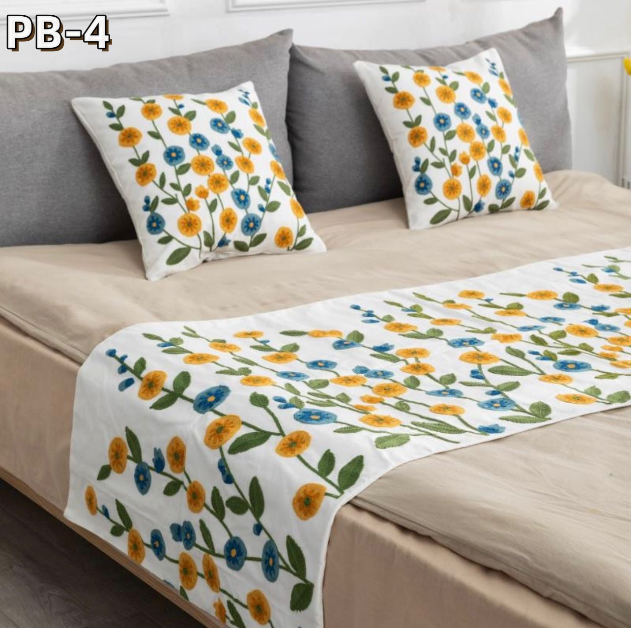 Set de pieceras bordadas