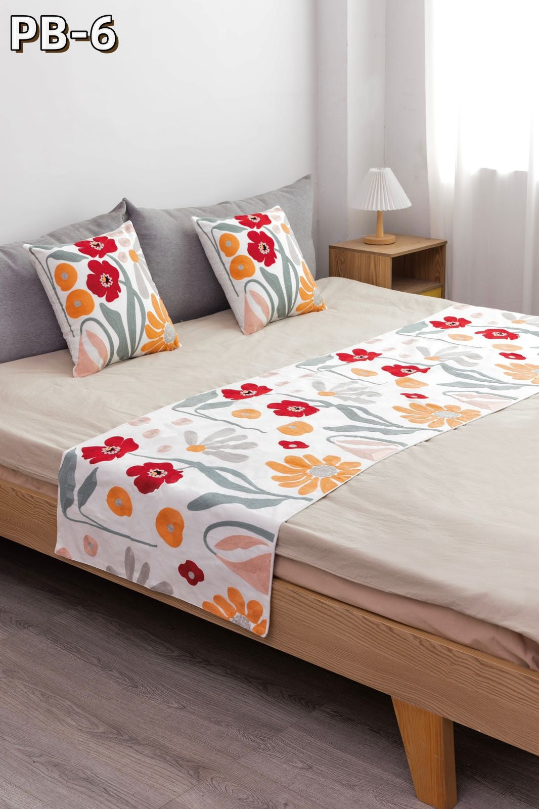 Set de pieceras bordadas