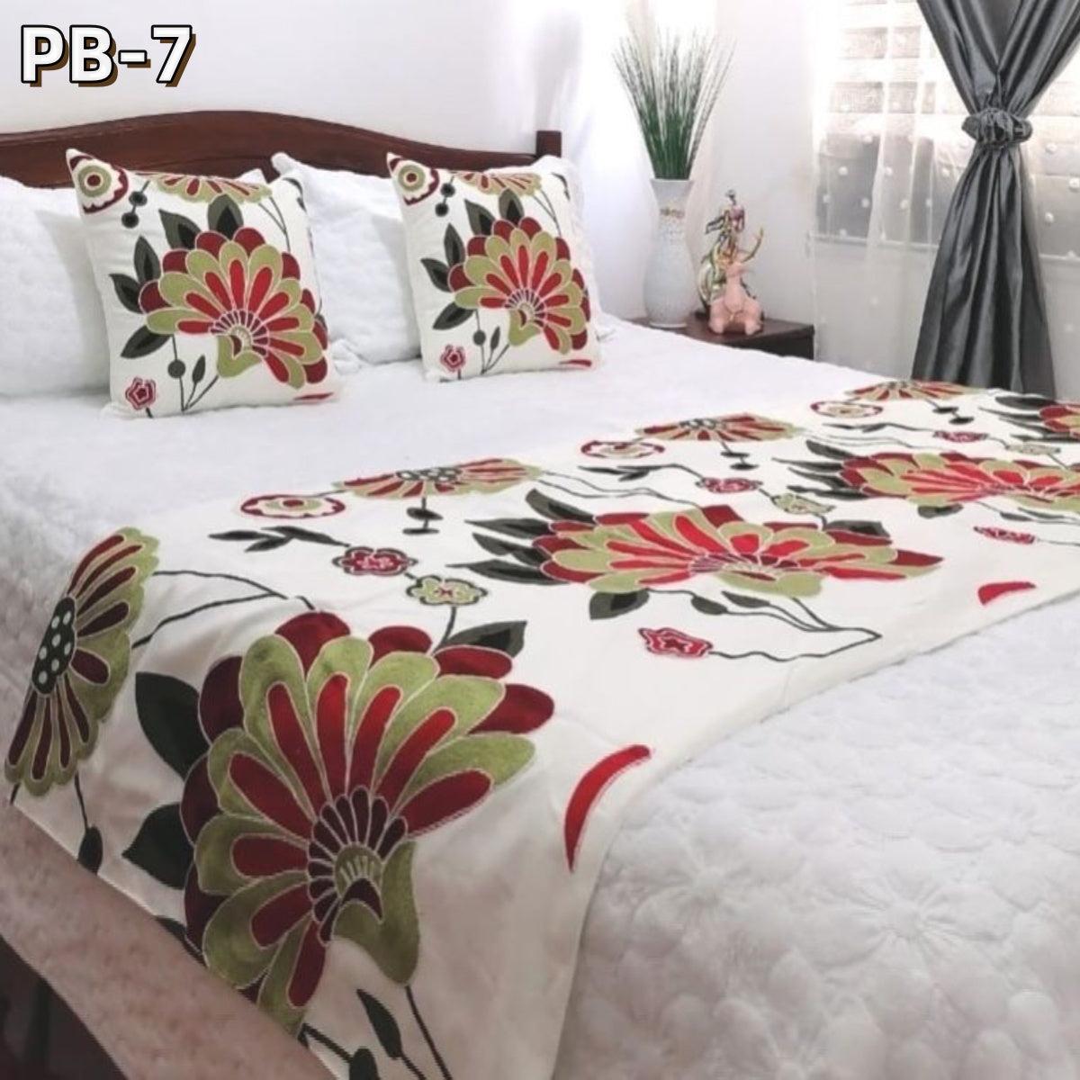 Set de pieceras bordadas