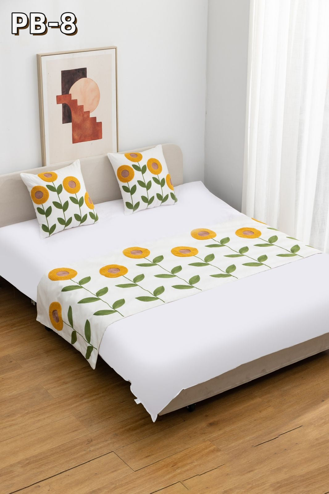 Set de pieceras bordadas