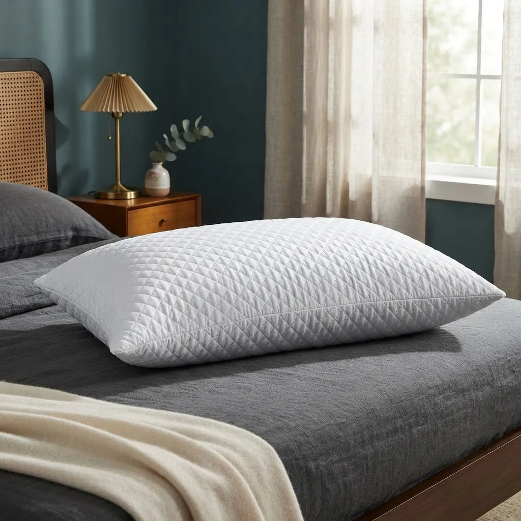 Pack de 2 Protectores de Almohada King Acolchados con Cierre · 50 × 90 cm