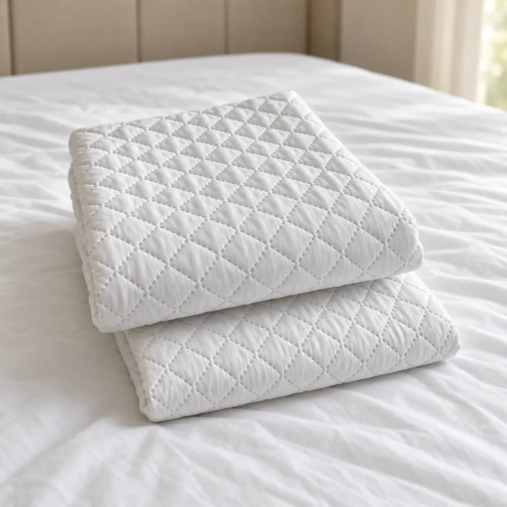 Pack de 2 Protectores de Almohada King Acolchados con Cierre · 50 × 90 cm