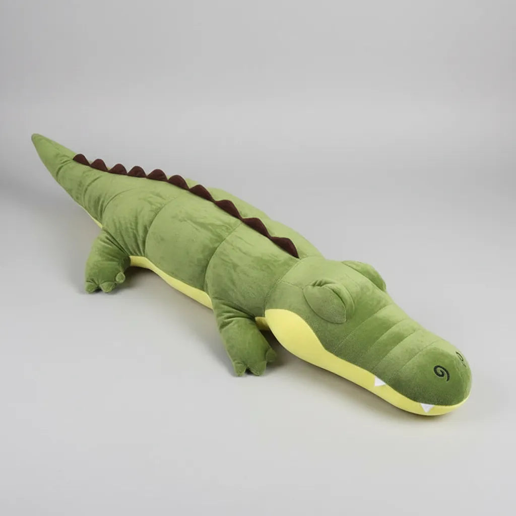Peluche Cocodrilo Gigante Suave Y Abrazable 77 Cm
