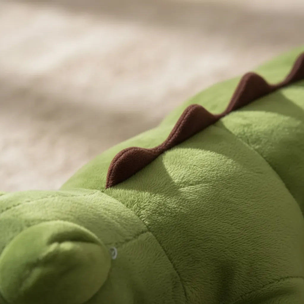 Peluche Cocodrilo Gigante Suave Y Abrazable 77 Cm