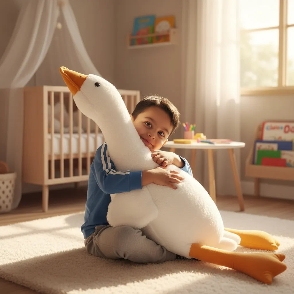 Peluche Ganso Gigante Suave Decorativo