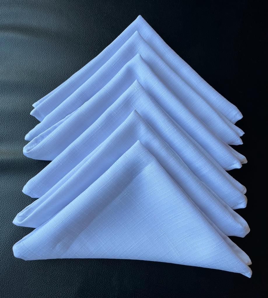 Set  6 servilletas de tela 40x40cm
