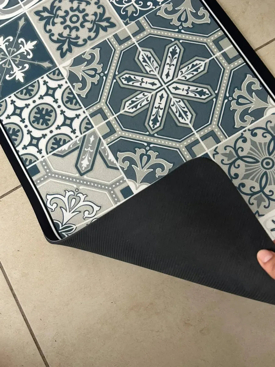 Set De 2 Alfombras Vinílicas Antideslizantes Para Cocina M13