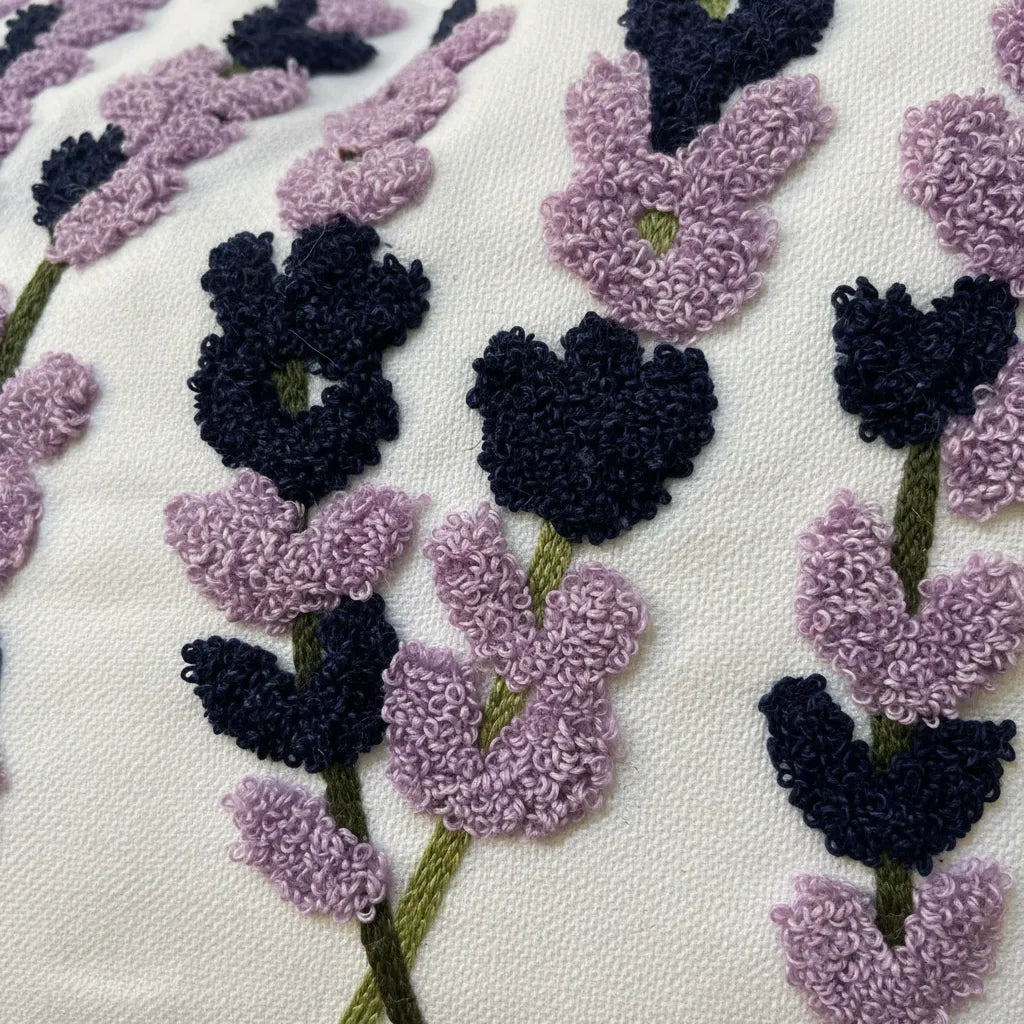 Set De 4 Cojines Decorativos Jardín Lavanda Rosé