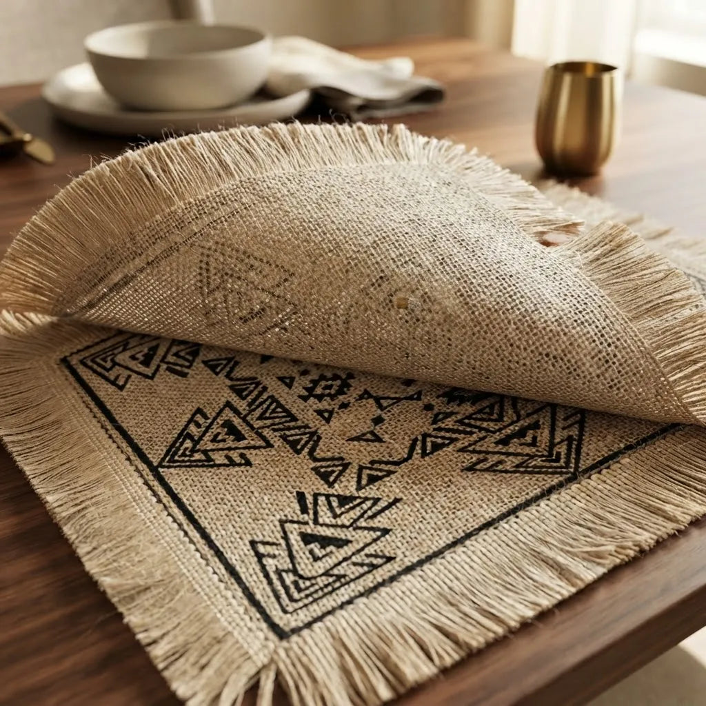 Individual Para Comedor Fibra De Yute