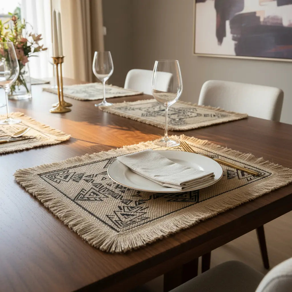 Individual Para Comedor Fibra De Yute