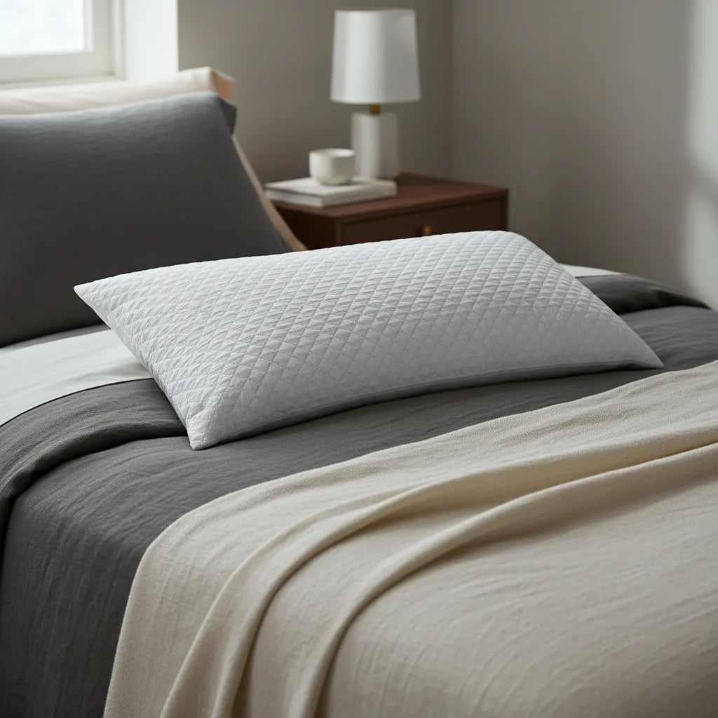 Almohada 50x90 cm Hipoalergénica · Fibra Siliconada Alto Retorno · Suave y Respirable