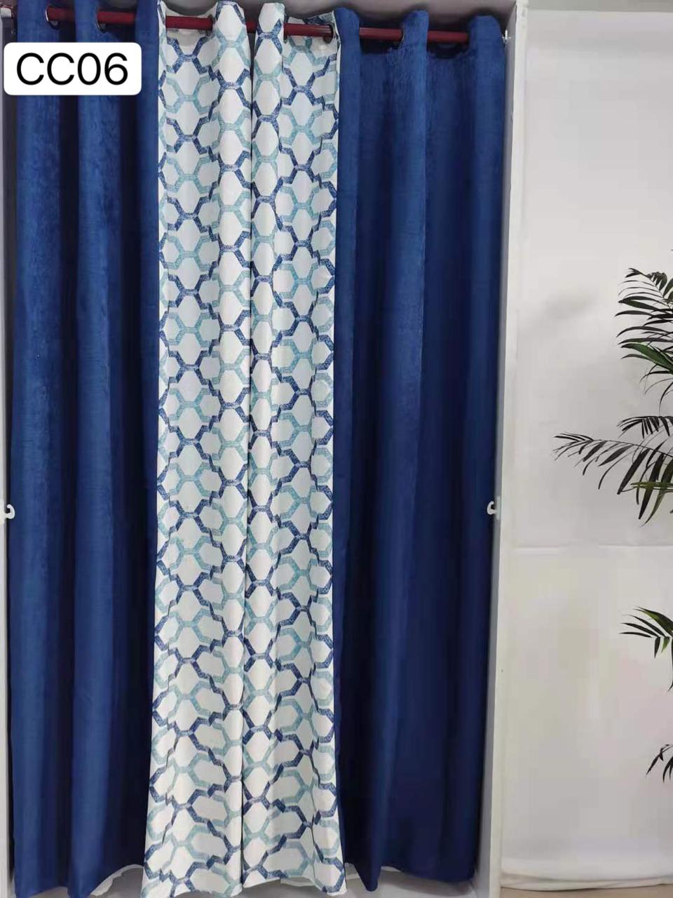 Cortinas Combinadas Con Diseño