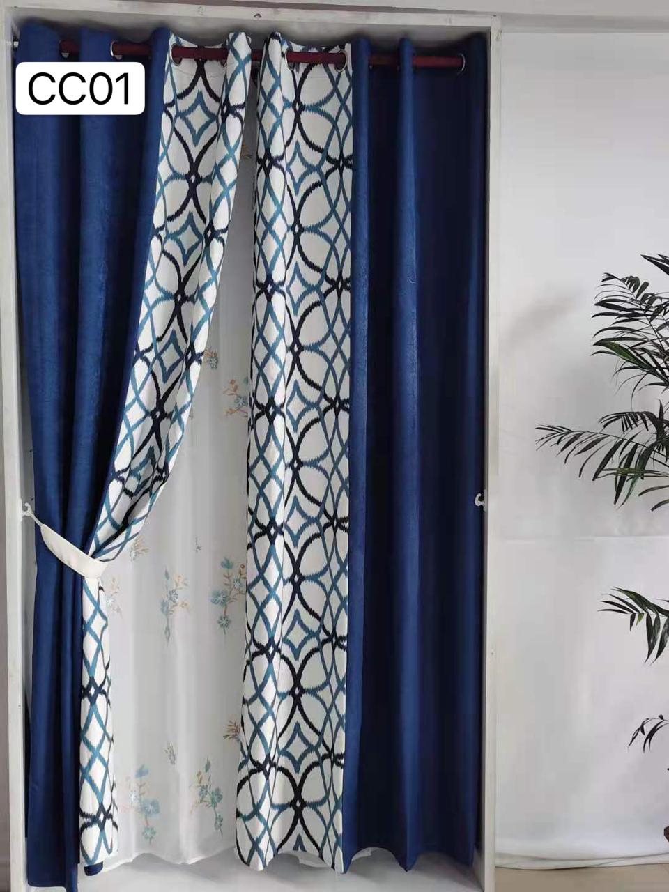 Cortinas Combinadas Con Diseño